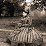 1868 Day Dress Sepia 1