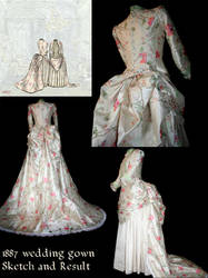 1887 wedding dress