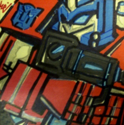 Optimus Prime Post-It