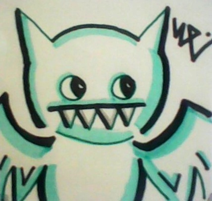 Ice-Bat Post-It