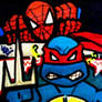 Spiderman Presents...Rooftop Rage Raph Post-It