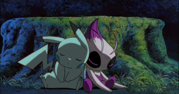 Pikachu and Celebi