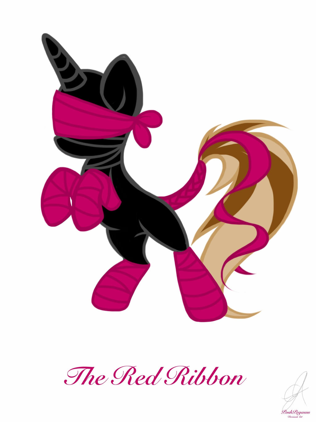 Mlp Rhapsody Ribbons MLP The Red Ribbon by PoshPegasus on DeviantArt