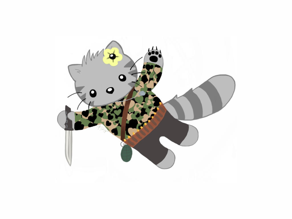 Commando Kitty by PoshPegasus on DeviantArt