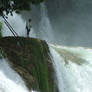 Local fisherman Detian Falls, China-Vietnam border