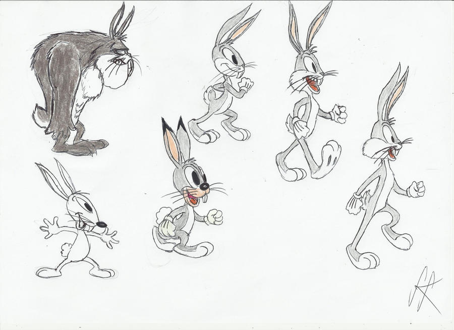 The Wascally Wabbit Evolution by devilkais on DeviantArt