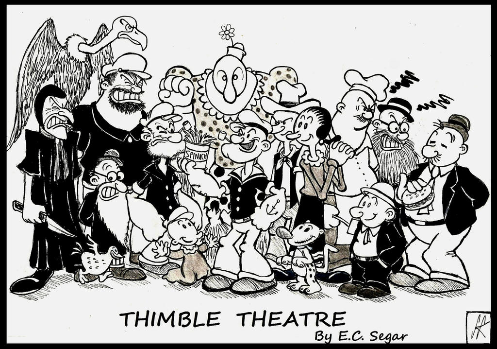 Thimble theatre by devilkais on DeviantArt