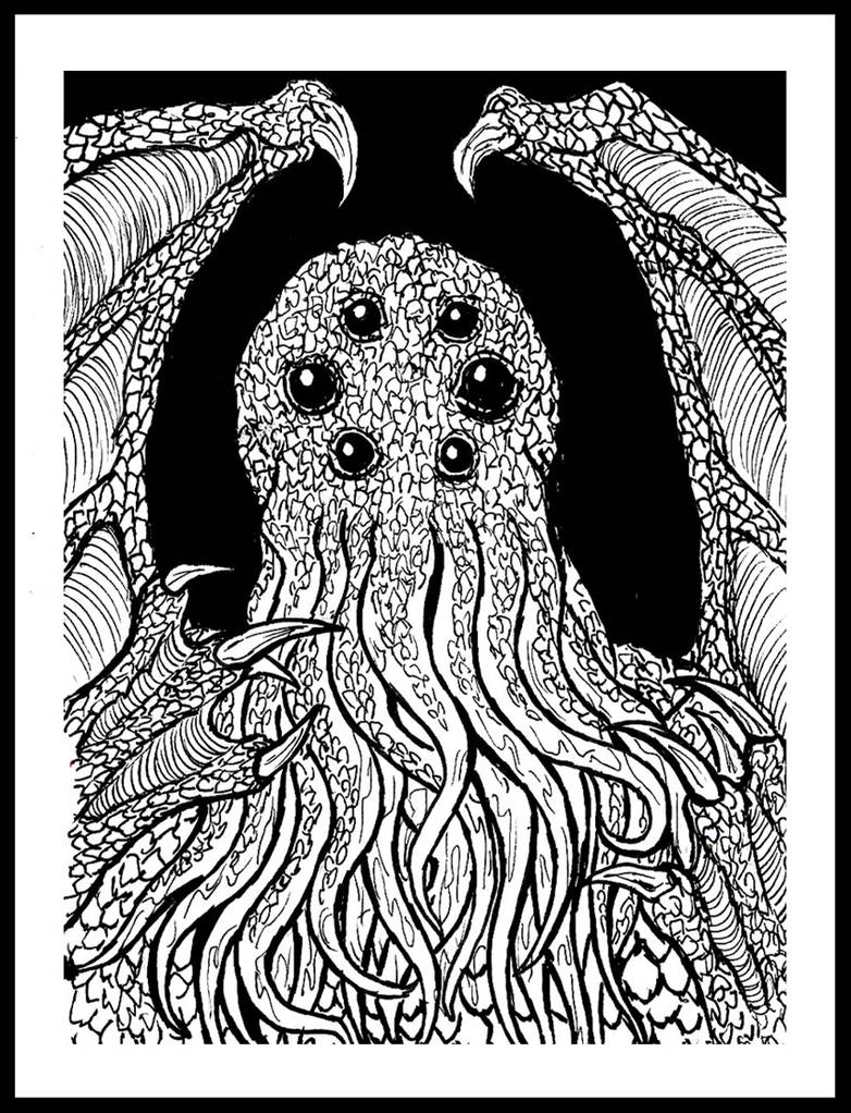 HP Lovecraft's Cthulhu by devilkais on DeviantArt