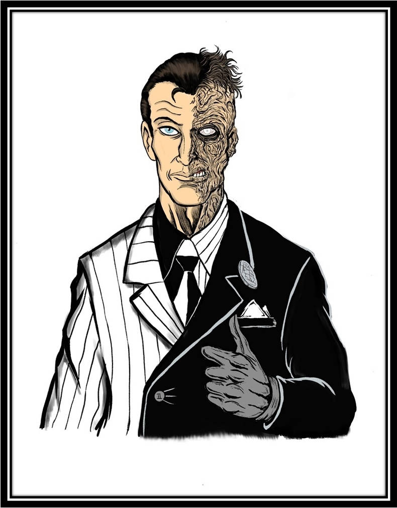 Two-Face by devilkais on DeviantArt