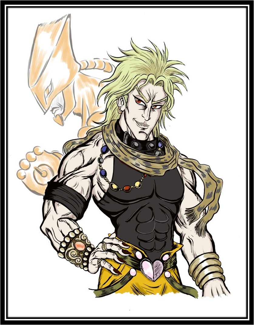 Dio Brando commission by phil-cho on DeviantArt