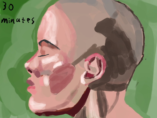 30 Minute Bald Speed Paint