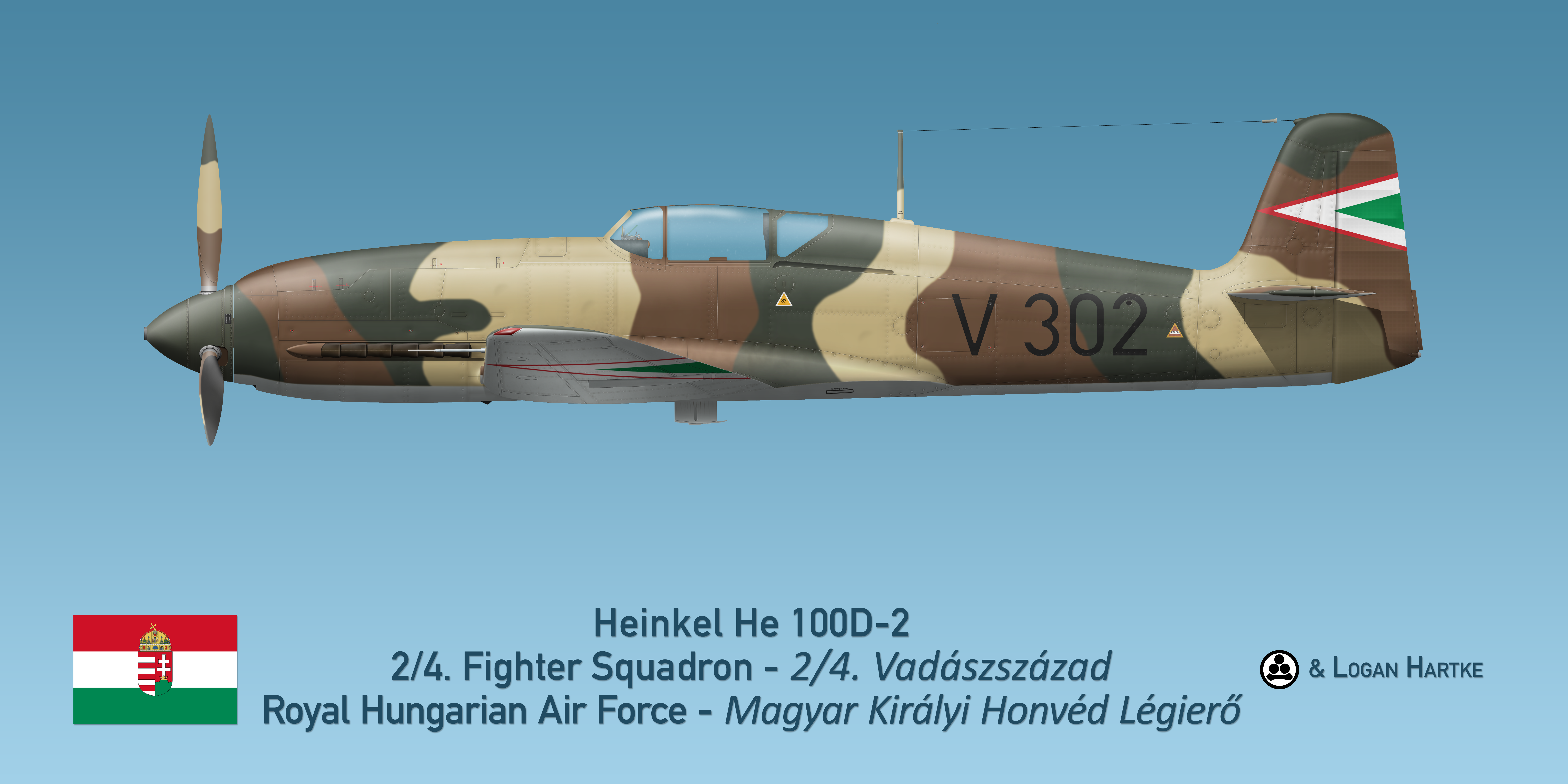 Hungarian Heinkel He 100D-2