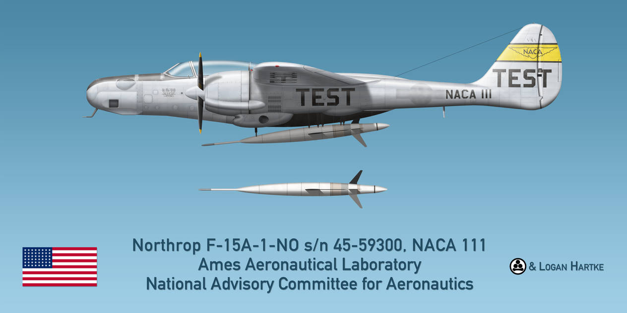 Northrop F-15A Reporter - NACA - Ames Laboratory by comradeloganov