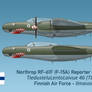 Finnish RF-61F Reporter -  Sharkmouth