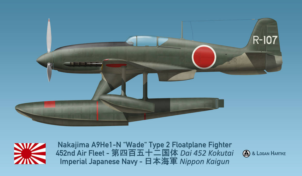 Nakajima A9He1-N Wade Floatplane - Aleutians by comradeloganov