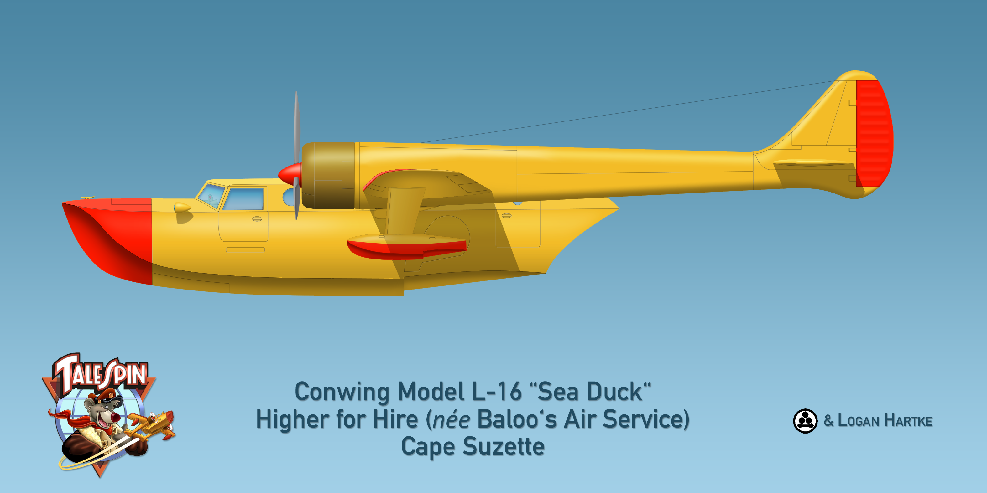 pic Talespin Show Planes baloo s conwing l 16 sea duck disney