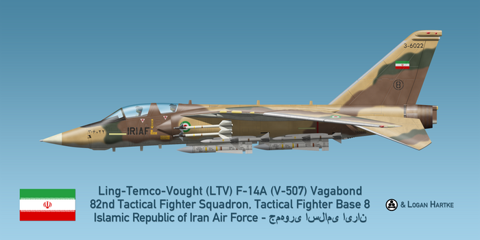 Vought V-507 F-14A Vagabond - Iran-Iraq War