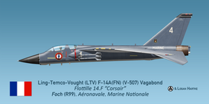 Aeronavale V-507 F-14A Vagabond - Flottille 14F