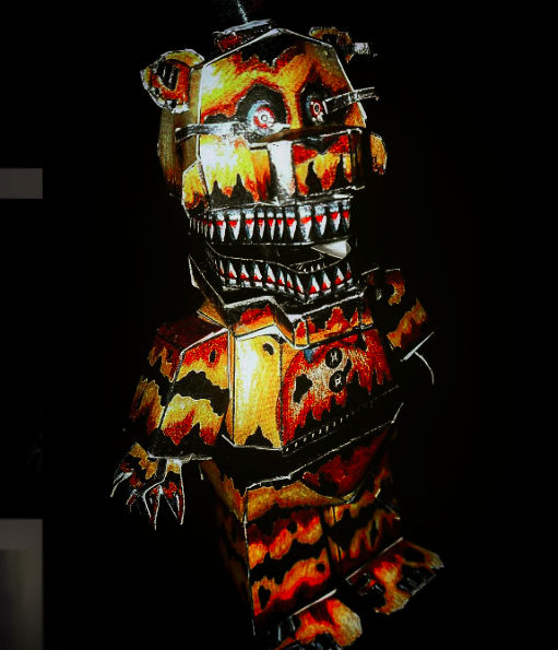 Nightmare Fredbear - FNaF 4 - Desenho de gummycraft123gamer - Gartic