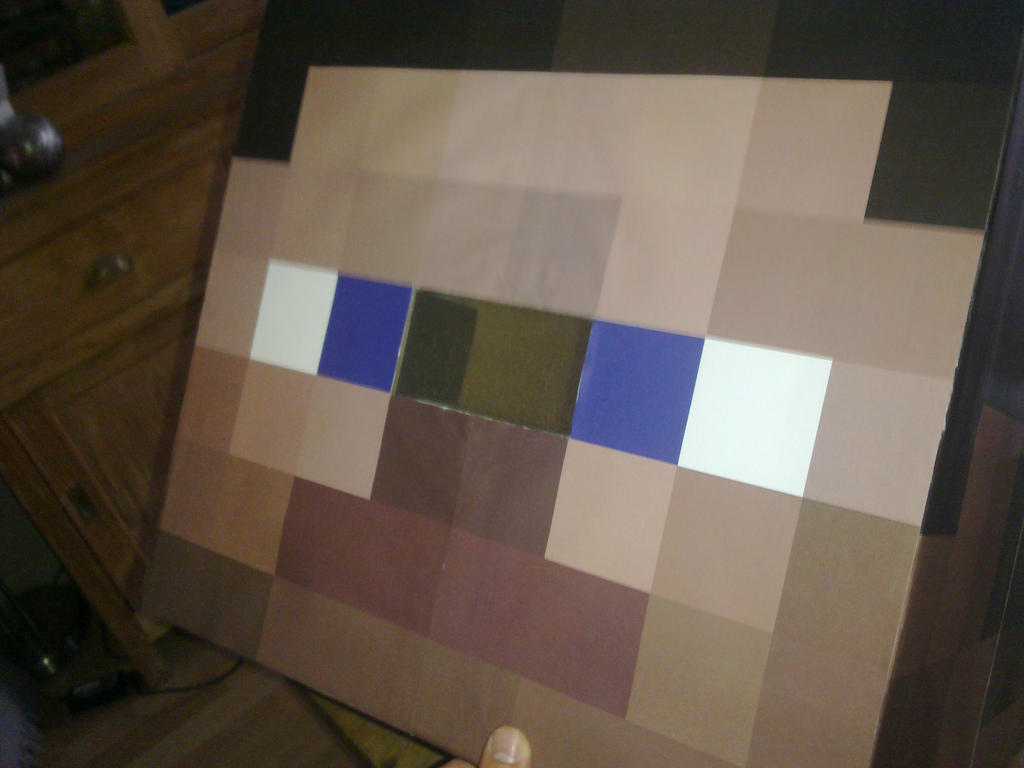 Minecraft head by SaintAnlay on DeviantArt