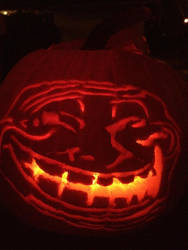 Troll Face Pumpkin