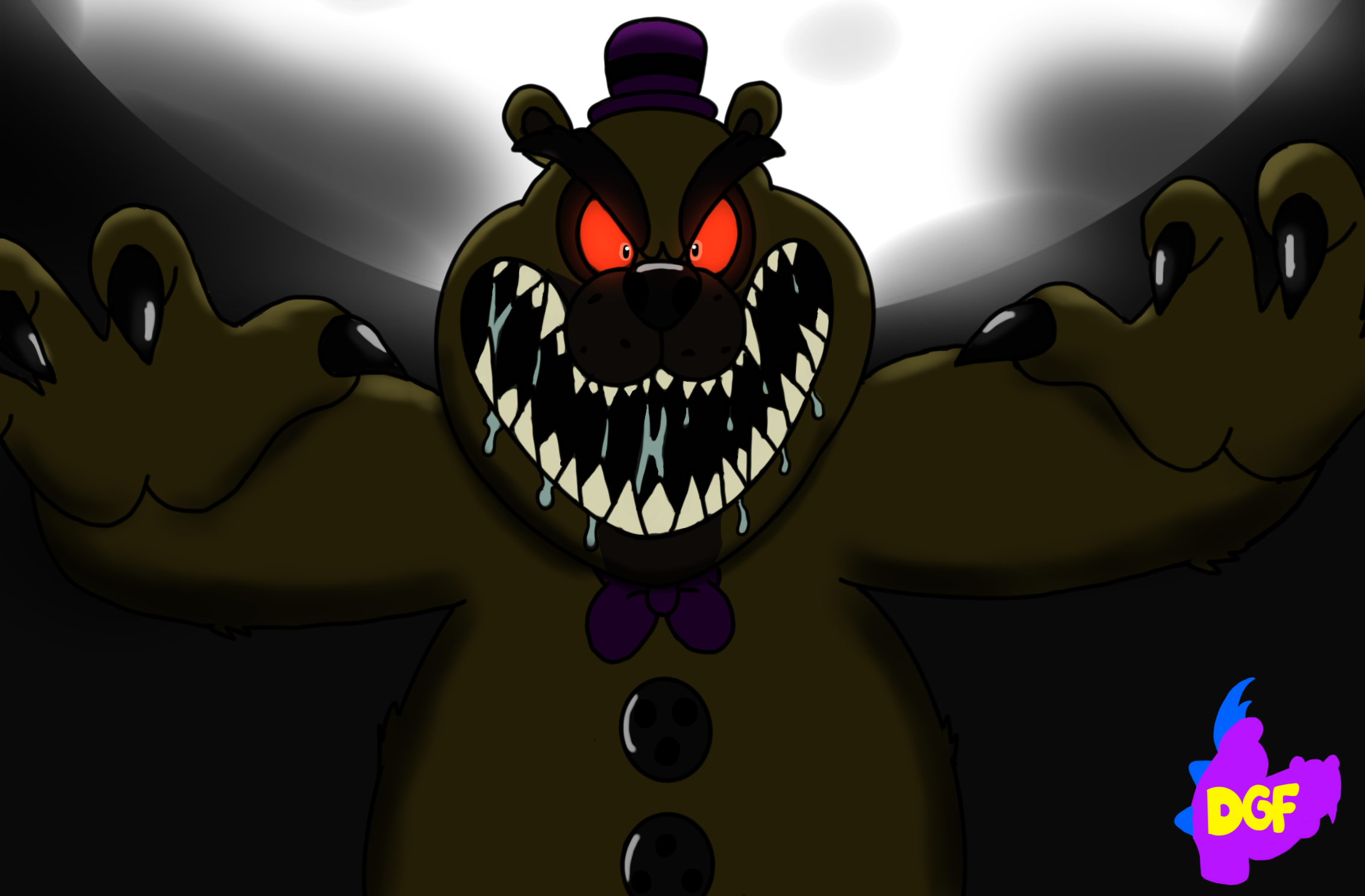 FNAF 4 - Fredbear Encounter by LadyFiszi on DeviantArt