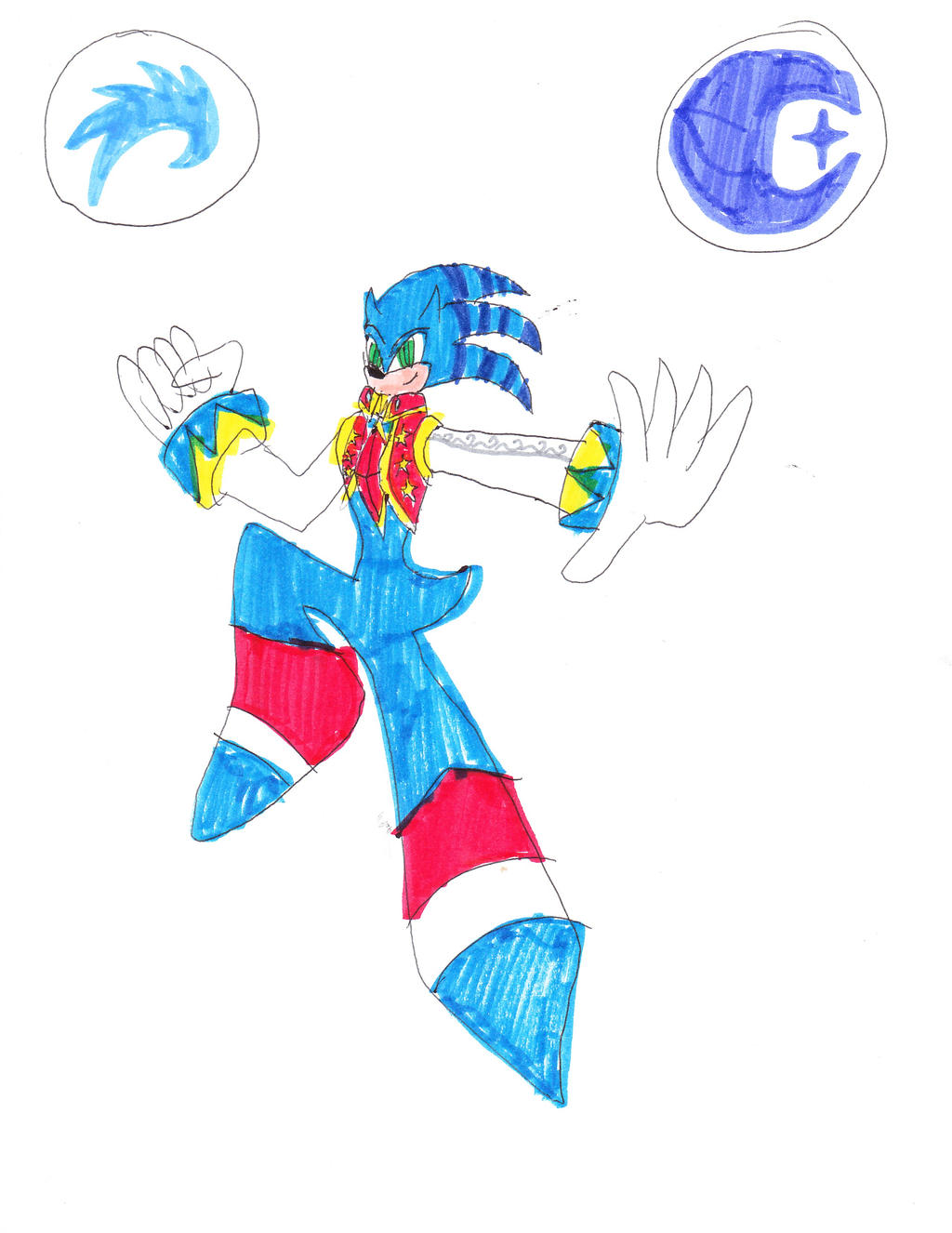 Holy Xros: Sonic and NiGHTS by MystechMaster on DeviantArt