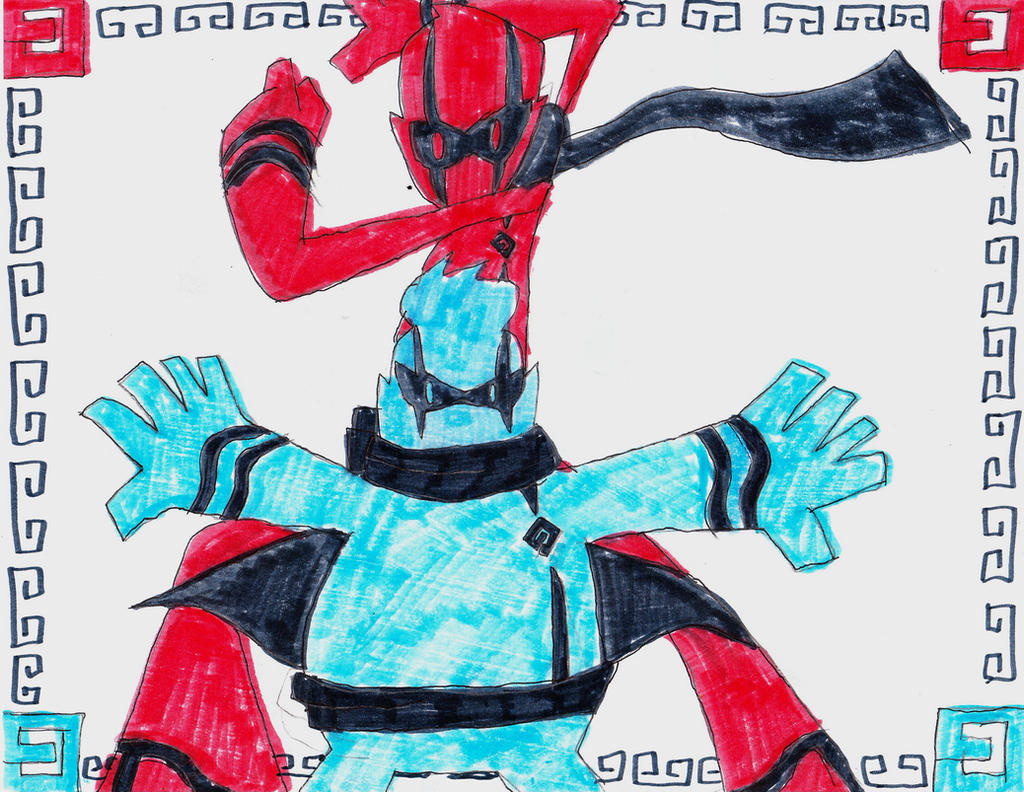 DOUBLE NINJA RAGE! by MystechMaster on DeviantArt