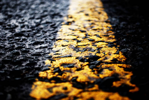 Worn road