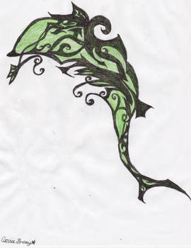 Dolphin T-Shirt Design Peice