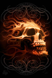 Fire Skull