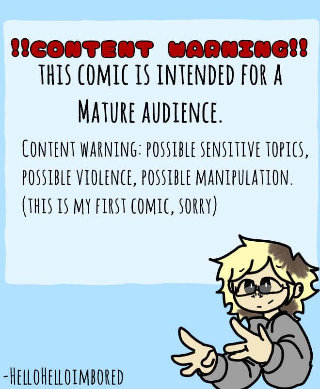 Warning before comic by hellohelloimbored on DeviantArt