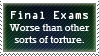 Final Exams Stamp by Pseudinymous