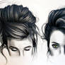 drawing hair