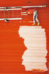RED WALL and white spot by DmitryHammer