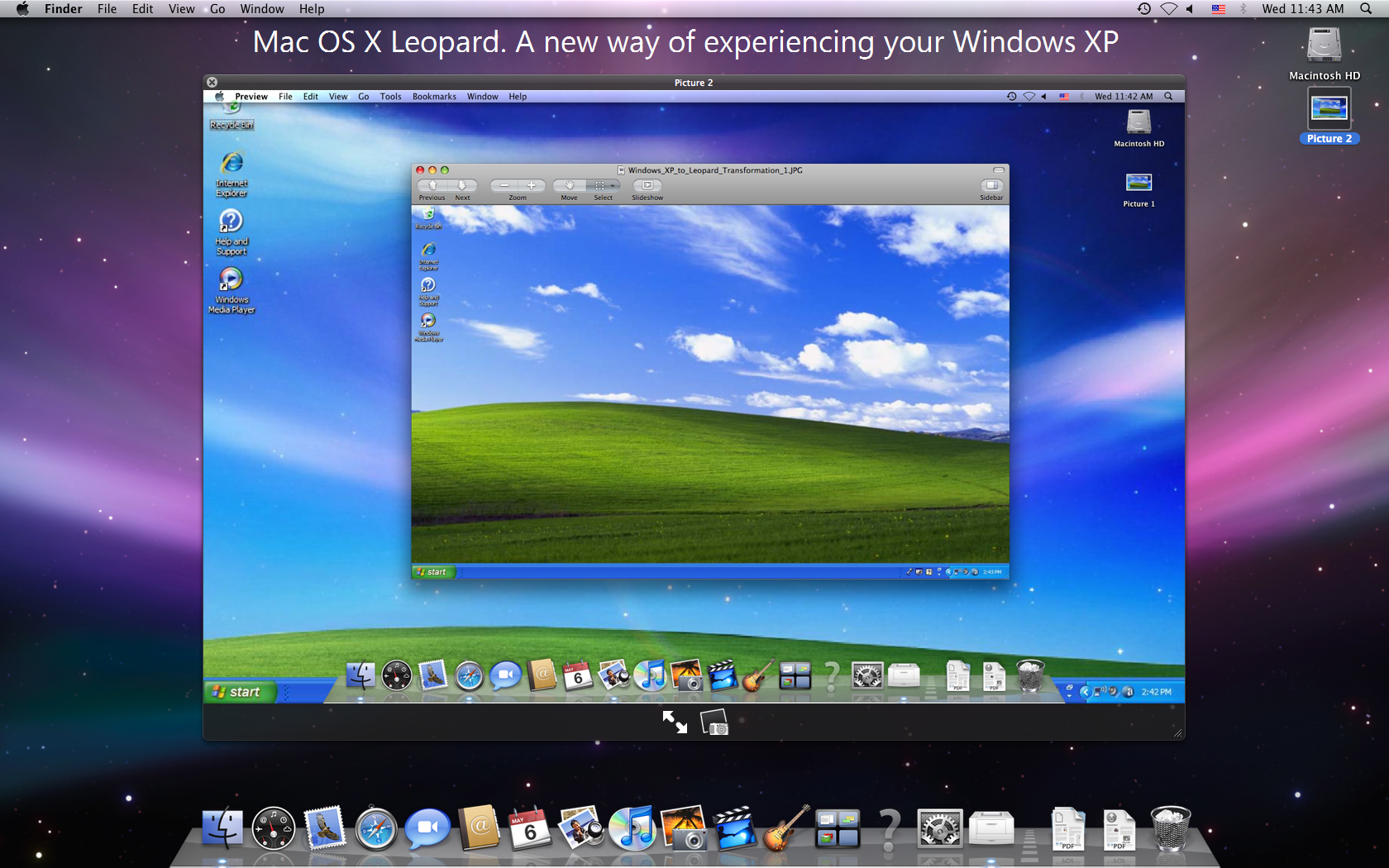 WinXP' that reproduces the desktop of Windows XP based on the Web - GIGAZINE