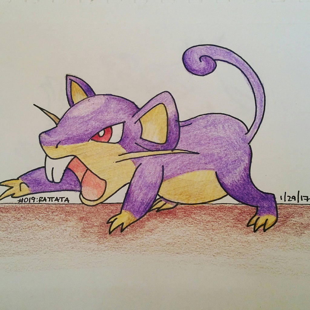 No.019: Rattata by smokensapphires on DeviantArt