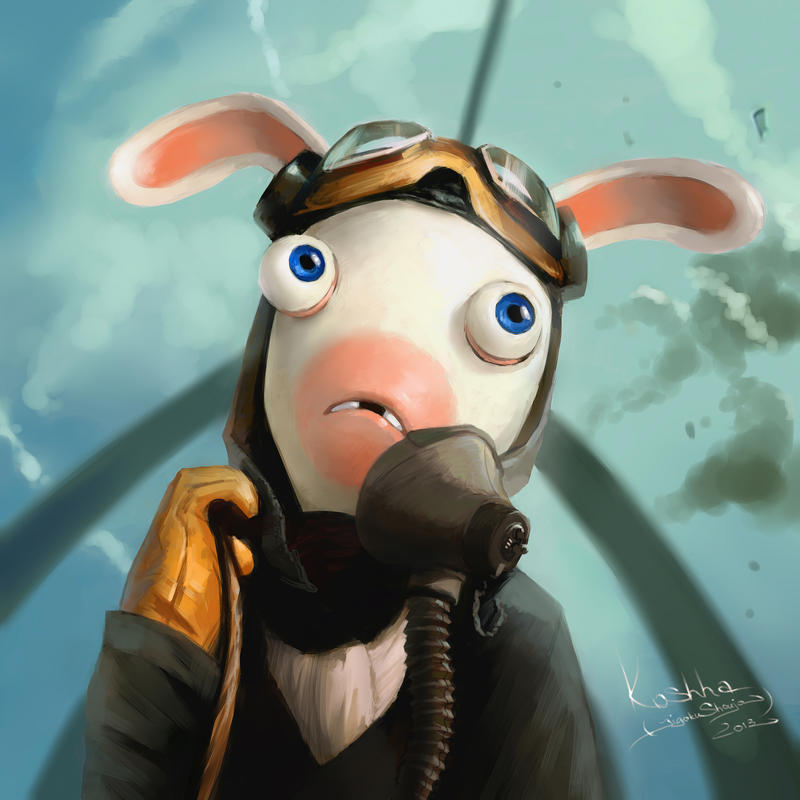 Rayman Rabbid by jigokv-shovjo on DeviantArt