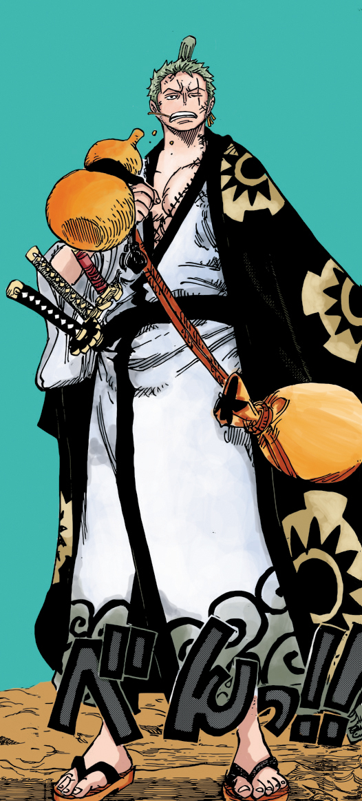 Wano Zoro (art by me) : r/OnePiece