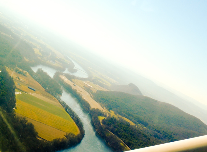 Aerial shot of turners falls