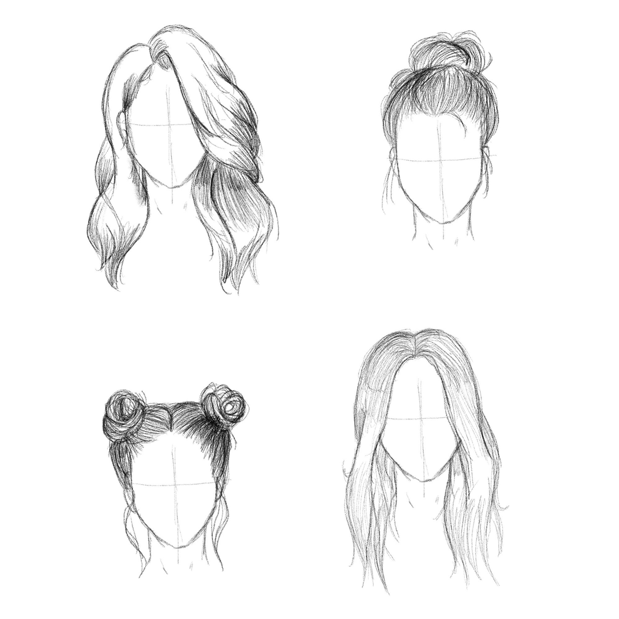 Hair reference 3 by Disaya on DeviantArt