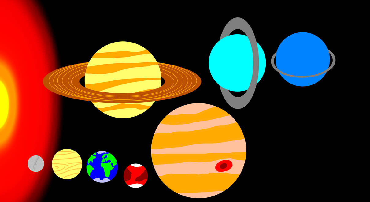 Solar System by koenpfeil0gmail on DeviantArt