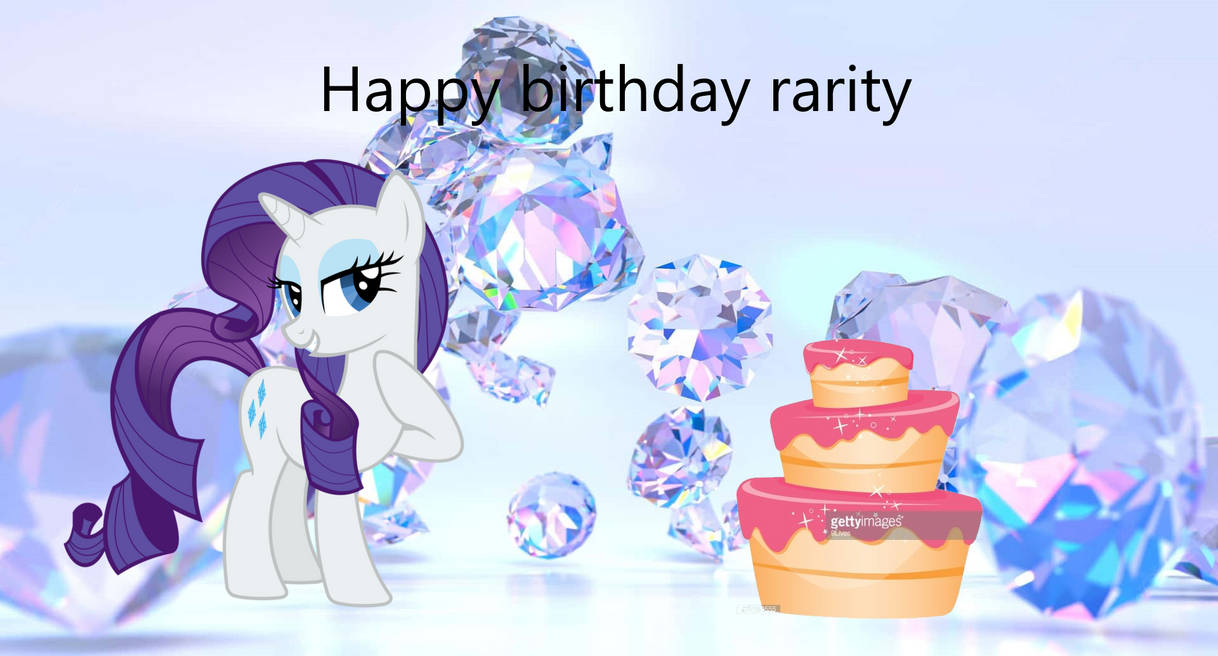 Happy Birthday Rarity by koenpfeil0gmail on DeviantArt