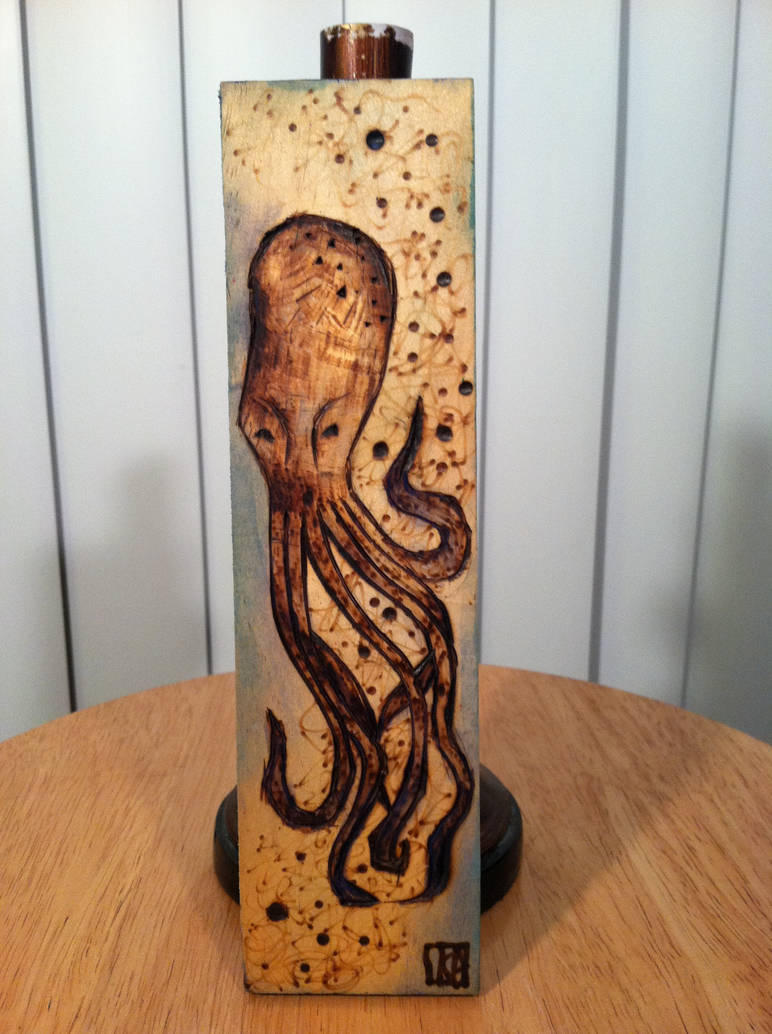 Small Octopus Wood Burning by Cephalopunk on DeviantArt