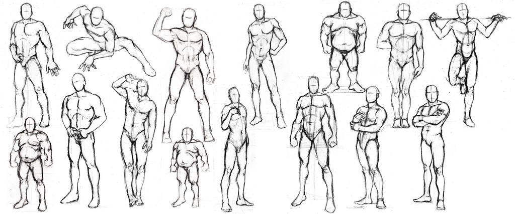 Men's Figure Posing Routine Men Pose Practice by Kirynaa on DeviantArt