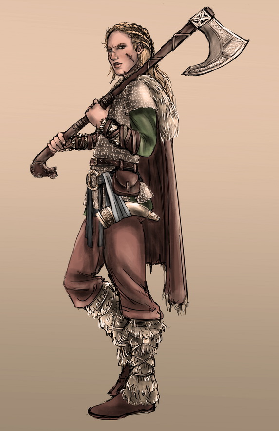 Viking Shieldmaiden by JoelChaimHoltzman on DeviantArt