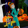 Halloween '14: Steven n Pearl as Lucy Wilde n Dave