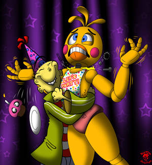 Drawthread Request: Ed and Toy Chica