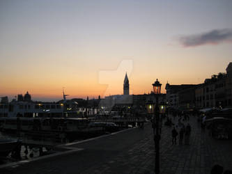 Holiday in Italy, Venice by night