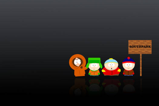 southpark black wallpaper